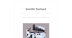 Desktop Screenshot of jennifernorbackfineart.com